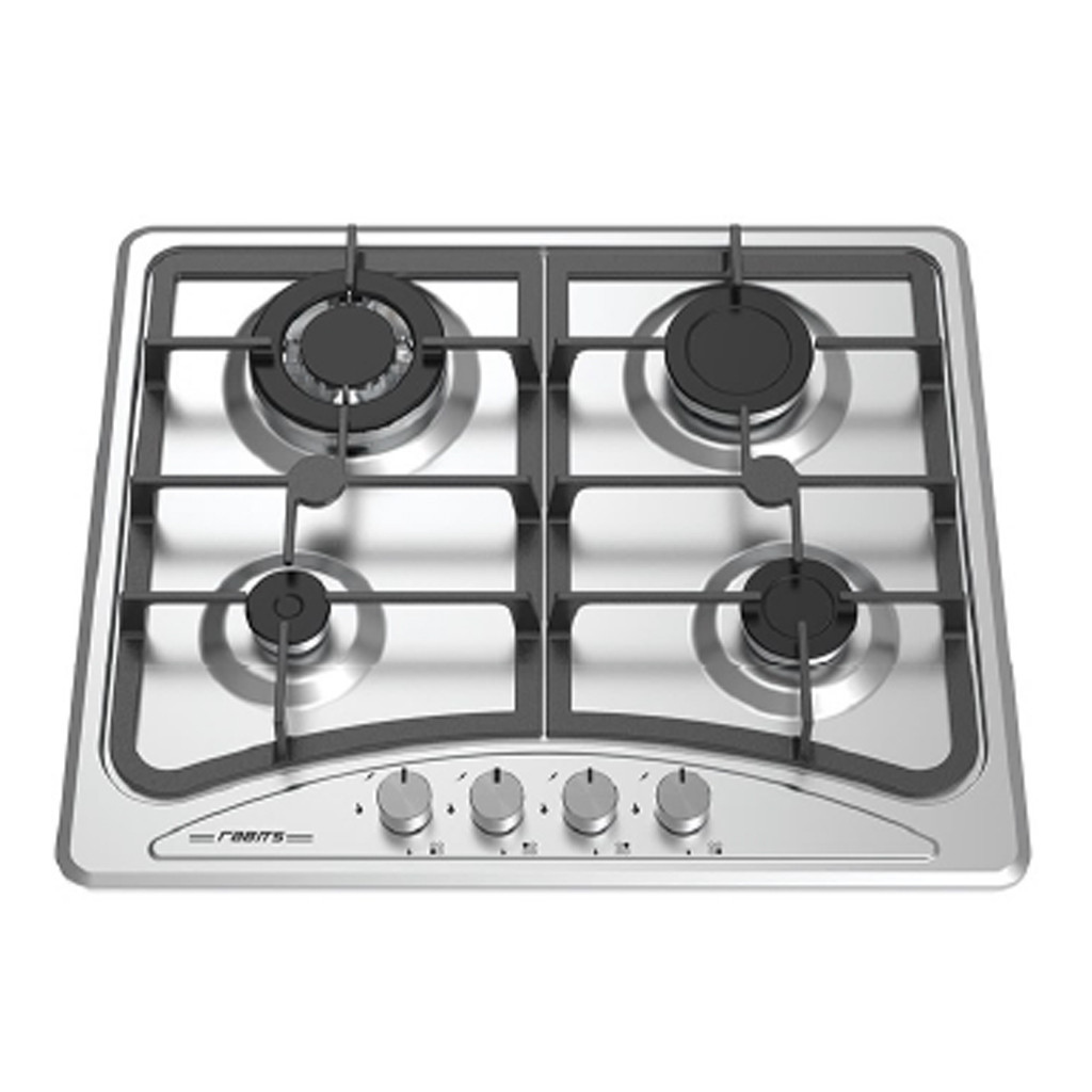 اجاق گاز استیل چهار شعله رابیتس کد 450