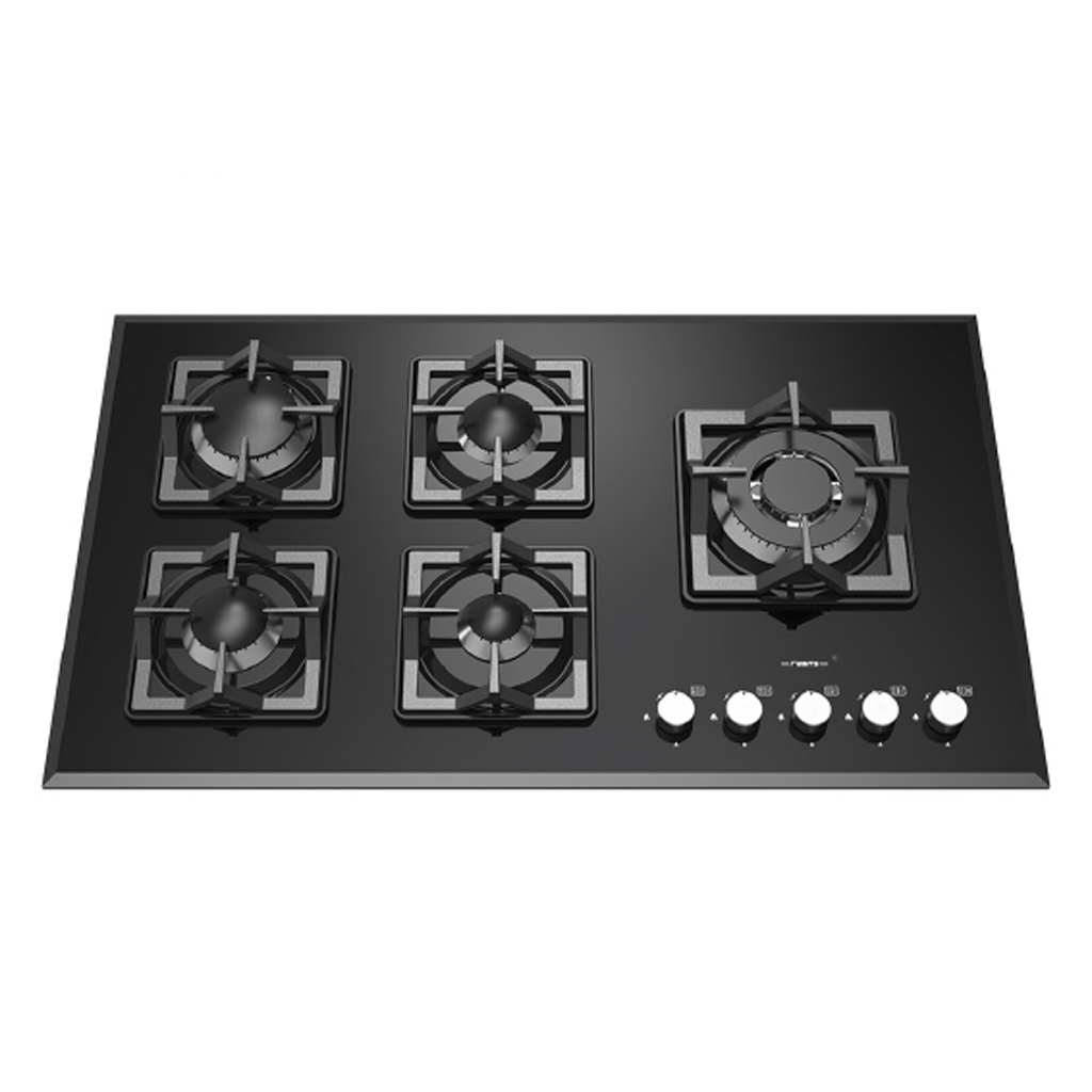 اجاق گاز سر شعله هرمی پنج شعله مربع لعاب پلوپز کنار رابیتس کد 562P