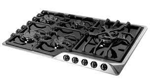 اجاق گازاستیل شیشه مشکی مدل DG2300_5Rدرسا