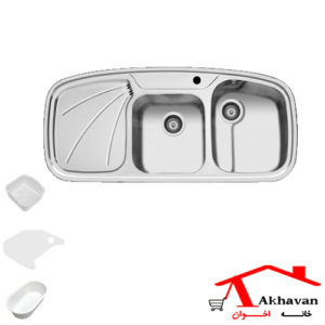 سینک توکار استیل مدل 6SD اخوان