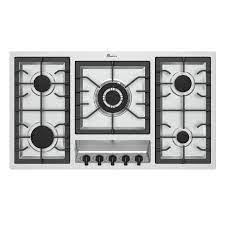 اجاق گازرومیزی استیل پنج شعله کد 5099 (S5) بیمکث