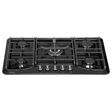 اجاق گازرومیزی لعابی مشکی مدل DG2400_5M درسا