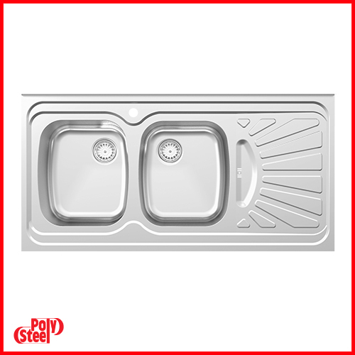 سینک روکار  کد 41 مدل نیو پارس سایز 60*120 پلی استیل