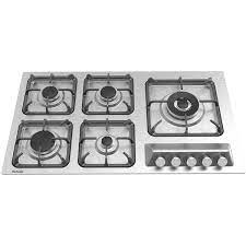 اجاق گازرومیزی استیل پنج شعله کد FS 56S فاراما