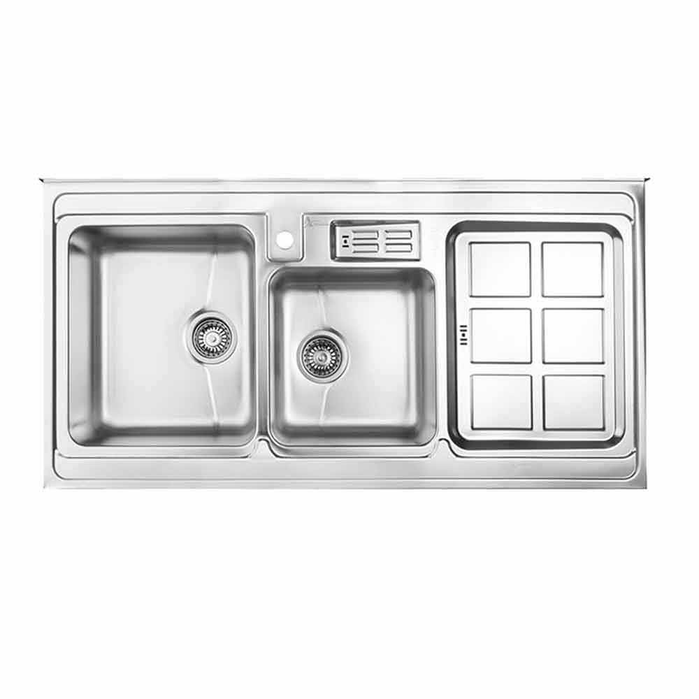 سینک استیل روکار باکسی کد 320s اخوان