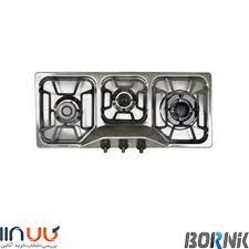گاز 3 شعله استیل تیاتک S3030