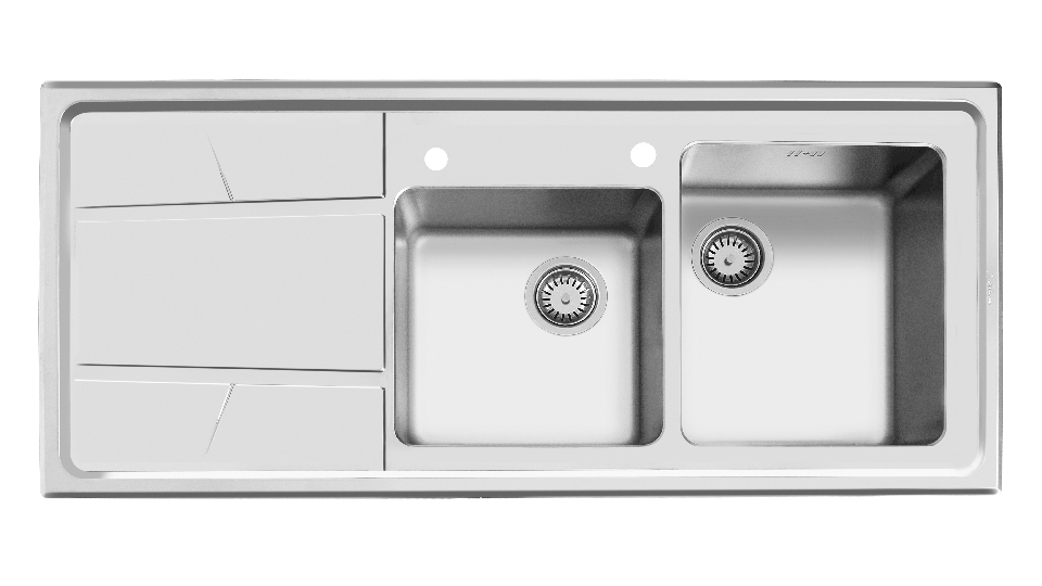 سینک استیل توکار باکسی کد 302s اخوان