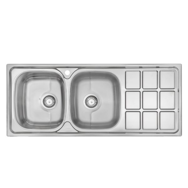 سینک  استیل فانتزی توکار DS116-120 درسا