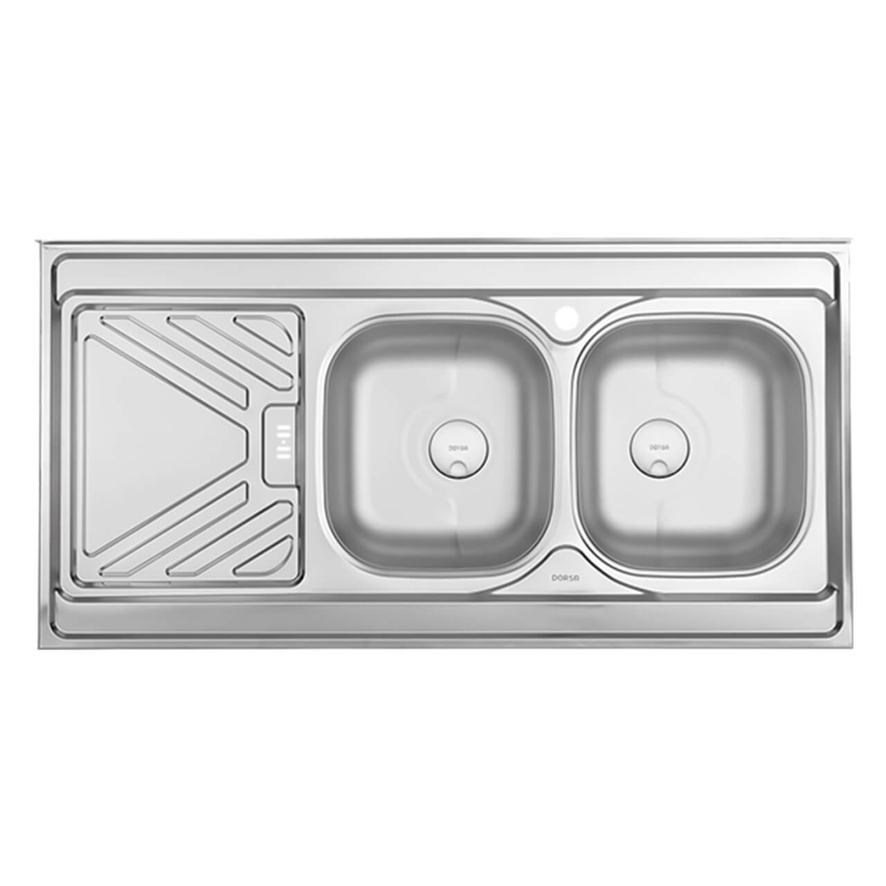 سینک استیل فانتزی دولگن روکار DS335-120 درسا