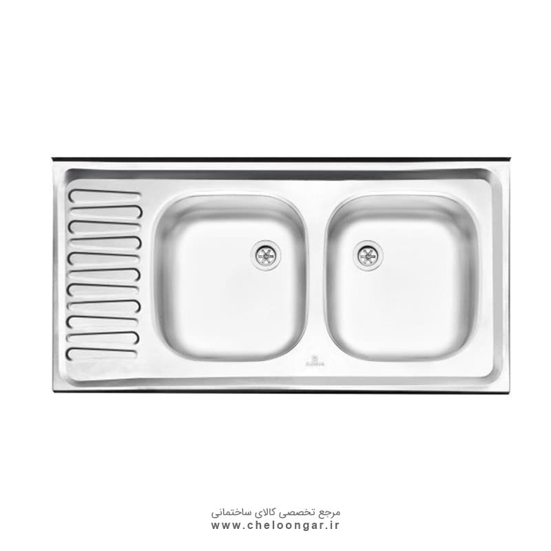 سینک روکار کلاسیک 3103پرنیان استیل
