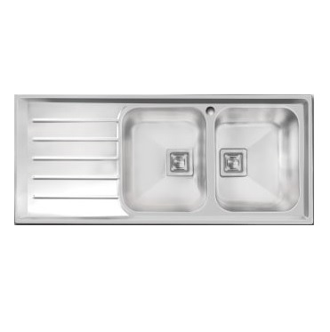 سینک استیل توکار باکسی کد 505s اخوان