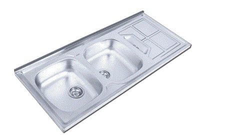 سینک استیل روکار کد 153 اخوان