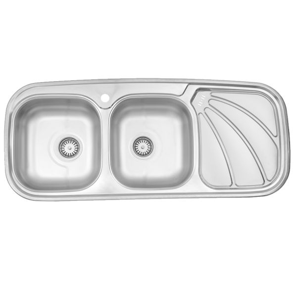 سینک استیل نیمه فانتزی دولگن توکار DS530-116 درسا
