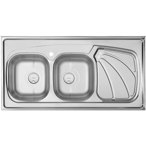 سینک استیل نیمه فانتزی دولگن روکار DS730-120 درسا