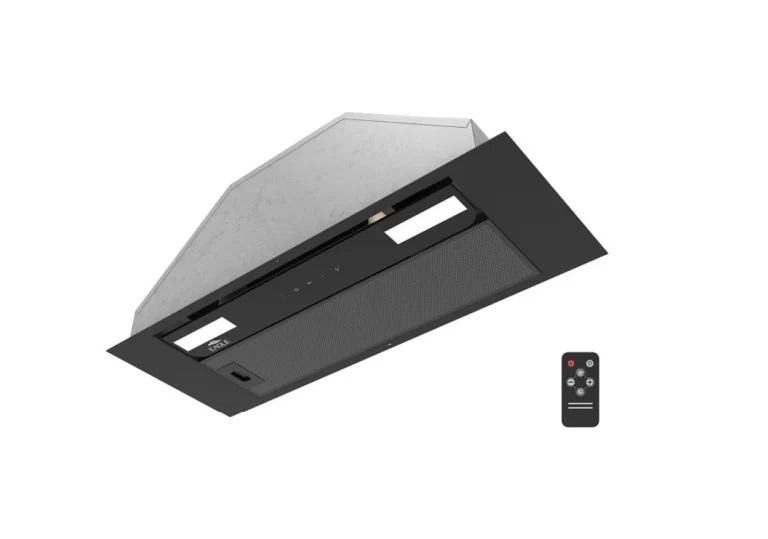 هود مخفی مشکی,سوییچ لمسی,موتور 4 دور فلزی سایز 80 ایگل کد 380