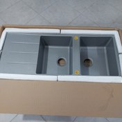 سینک گرانیتی توکار ابعاد120 طوسی مدل هدسون