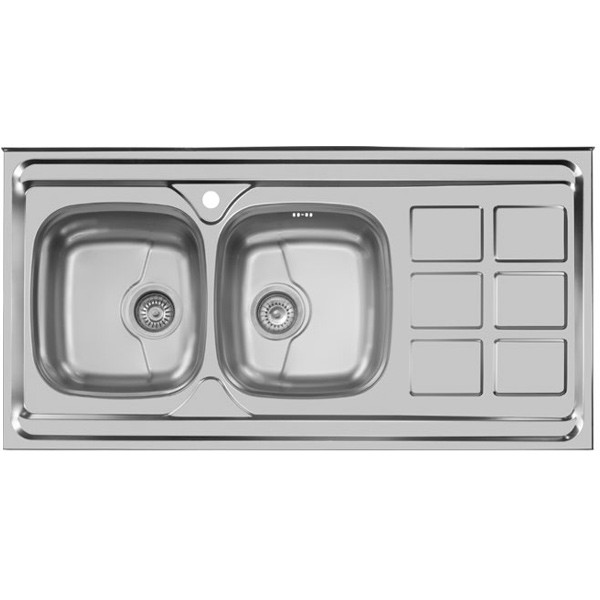 سینک استیل روکار کد 166SP اخوان