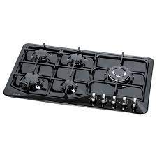 اجاق گازرومیزی استیل شیشه مشکی مدل DG2302_5Rدرسا
