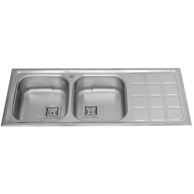 سینک استیل نیمه فانتزی دولگن توکار DS543-120 درسا