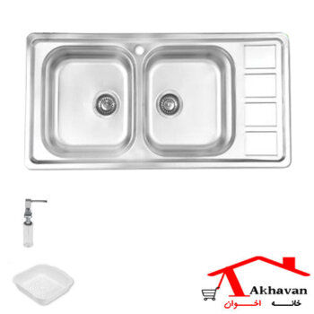 سینک استیل توکار کد 373 اخوان