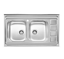 سینک استیل روکار باکسی کد 372s اخوان