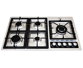 گاز رومیزی استیل  پنج شعله S6050 تیاتک