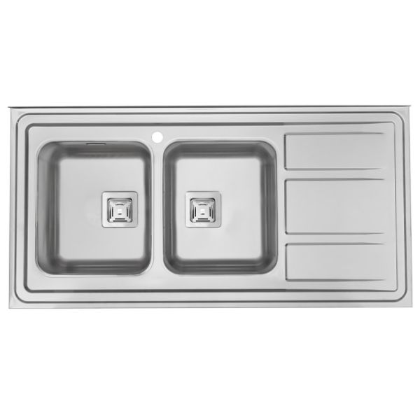 سینک استیل فانتزی دولگن روکار DS351-120 درسا