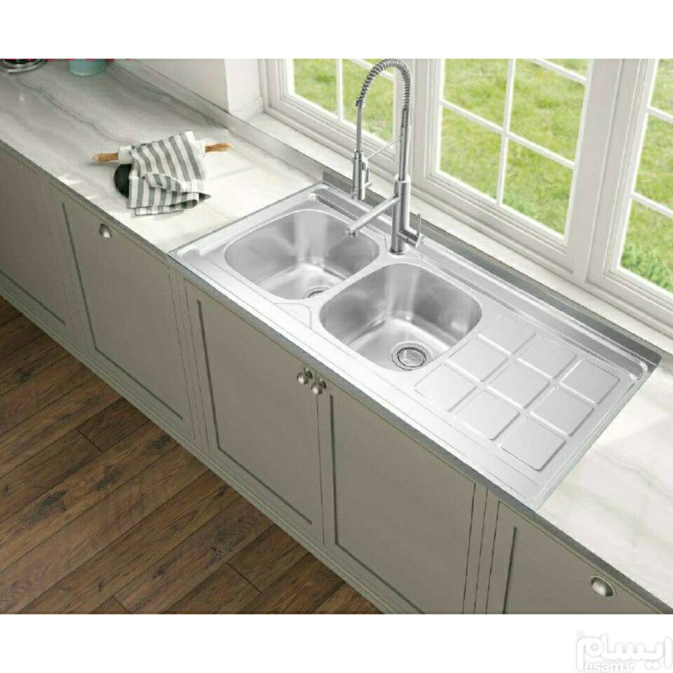 سینک استیل فانتزی دولگن روکار DS332-120 درسا