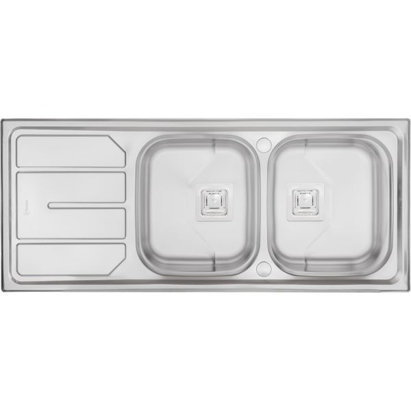 سینک استیل نیمه فانتزی دولگن توکار DS545-120 درسا