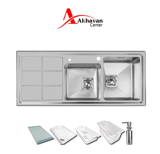 سینک توکار استیل 304 اخوان