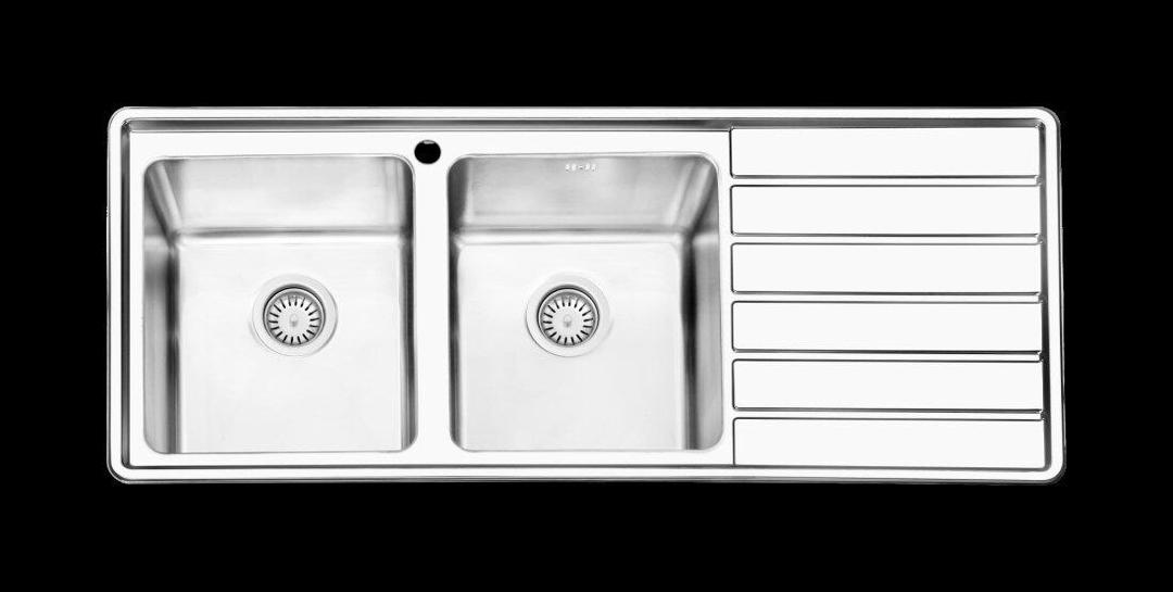 سینک استیل فانتزی روکار 1114 پرنیان استیل