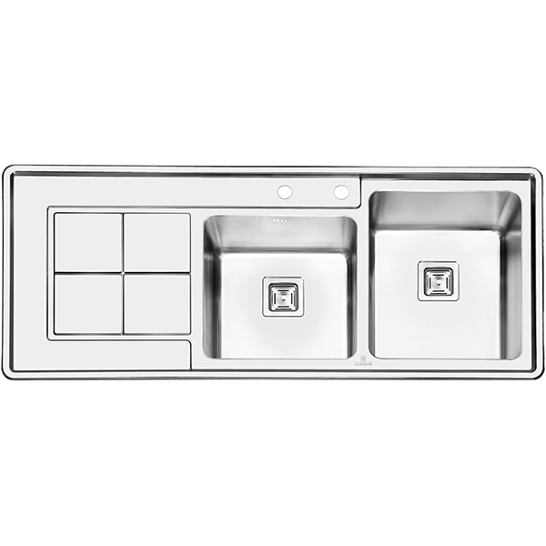 سینک استیل فانتری توکار 1213 پرنیان استیل