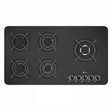 اجاق گازرومیزی پنج شعله مشکی کد 5086 (G5) بیمکث