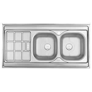 سینک استیل نیمه فانتزی دولگن روکار DS723-120 درسا