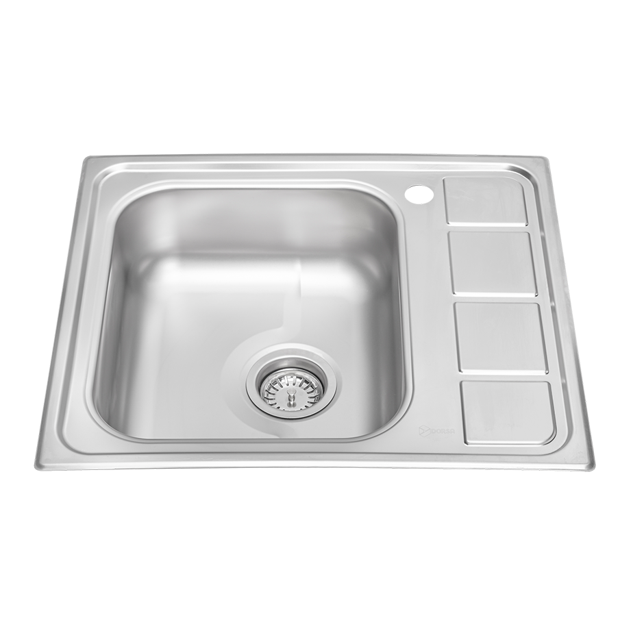 سینک استیل نیمه فانتزی توکار DS548-60 درسا