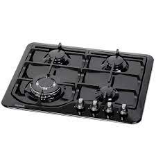 اجاق گازرومیزی لعابی مشکی مدل DG2400_4 درسا