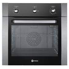 فرتوکار برقی گازی استیل شیشه مشکی مدل DF4204_60درسا