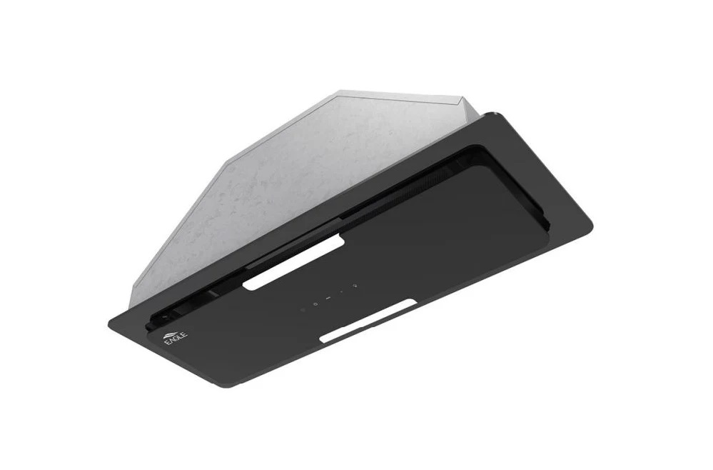 هود مخفی مشکی و سفید,سوییچ لمسی,سنسور,موتور 4 دور فلزی توربو,سایز 80 ایگل کد 380T