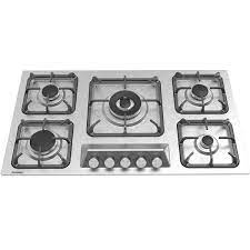 اجاق گازرومیزی استیل پنج شعله کد FS 56 فاراما