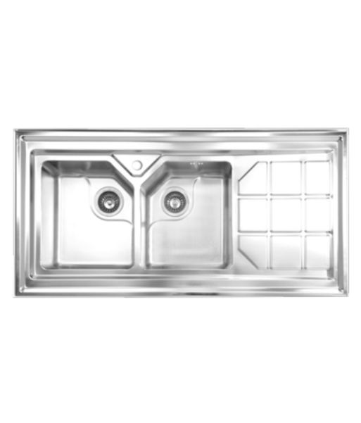 سینک استیل روکار باکسی کد 325s اخوان سینک استیل روکار باکسی کد 325s اخوان