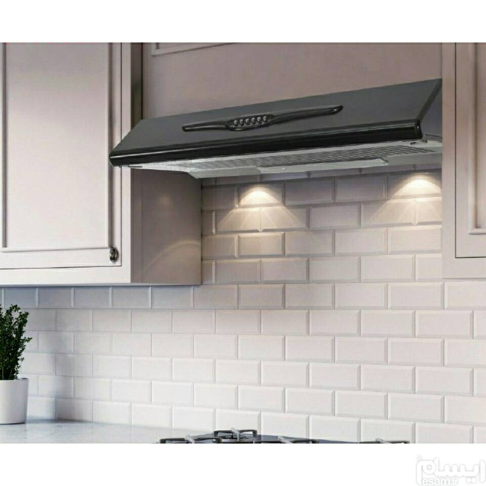 هود زیرکابینتی مشکی ابعاد 80 مدل نسیم درسا