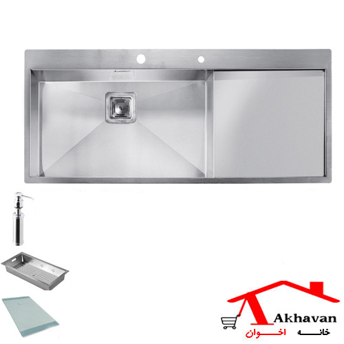 سینک توکار تک لگن کد 359 اخوان سینک توکار تک لگن کد 359 اخوان