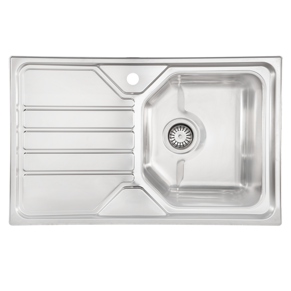 سینک استیل فانتزی توکار DS3121-80 درسا سینک استیل فانتزی توکار DS3121-80 درسا
